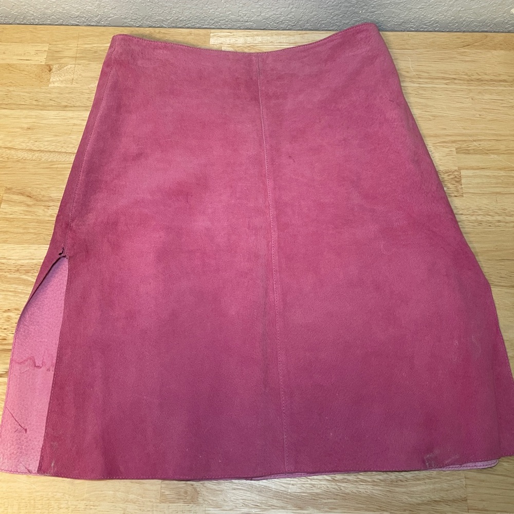Bebe Genuine Leather Skirt Size 6